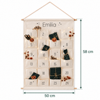Personalised Name 24-Pocket Advent Calendar