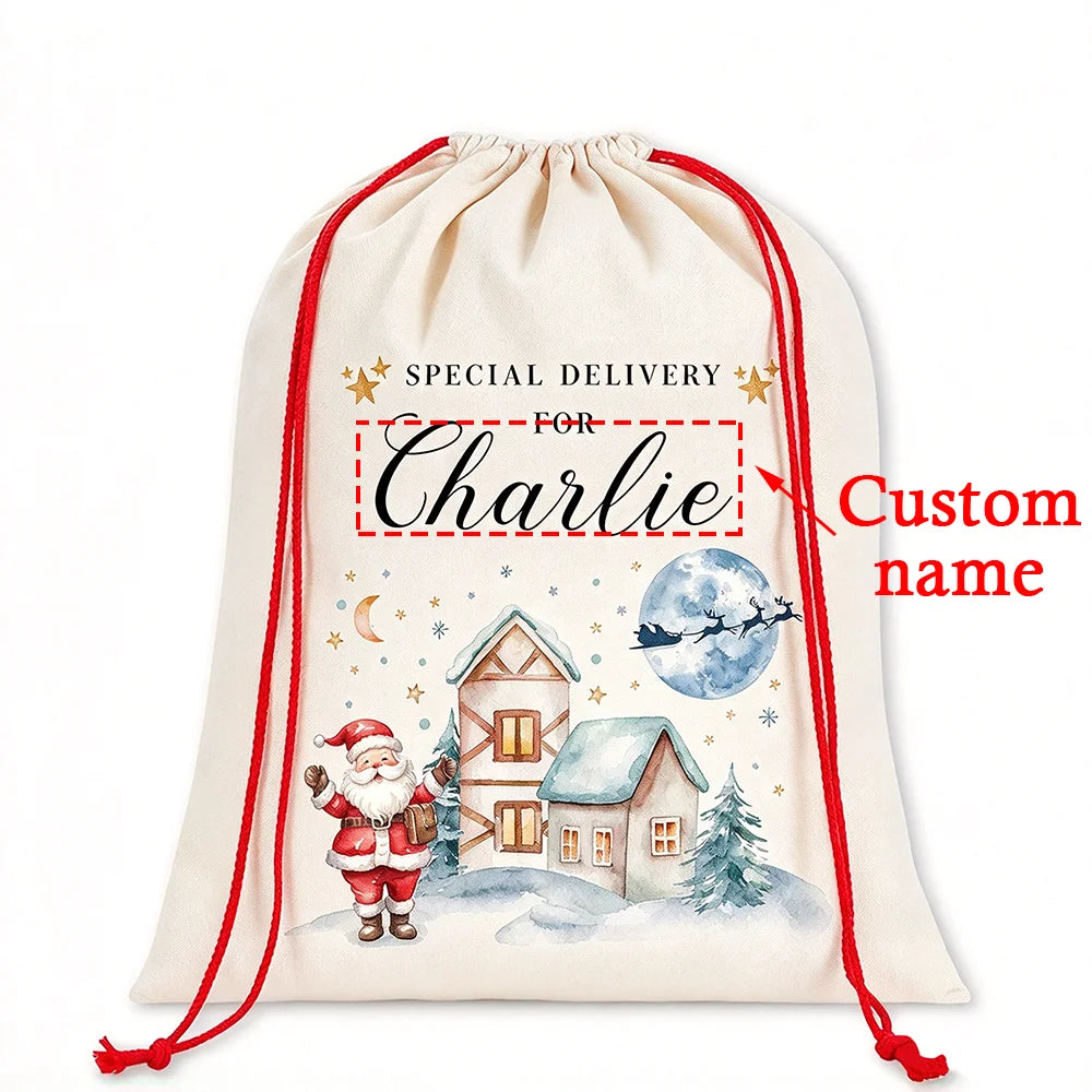 Personalised Christmas Santa Sack – Nutcracker & Animal Designs
