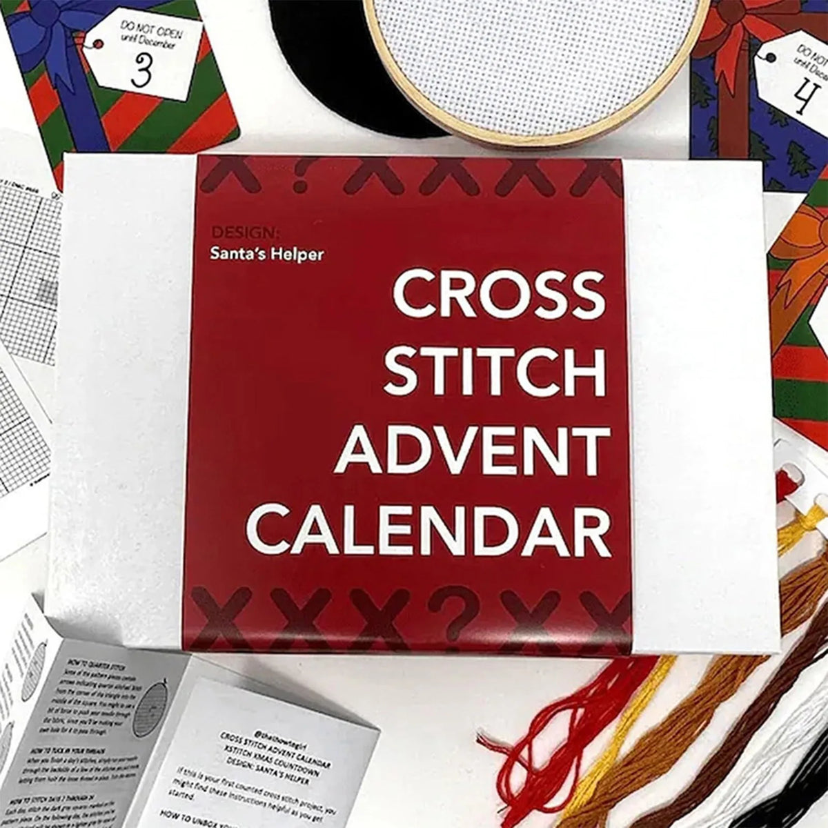 Christmas Cross Stitch Advent Calendar – 24-Day Craft Kit