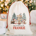 Woodland Deer Santa Sack - Personalised