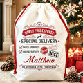 Personalised Special Delivery Santa Sack