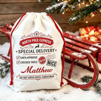 Personalised Special Delivery Santa Sack