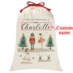 Personalised Christmas Santa Sack – Nutcracker & Animal Designs