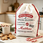 Personalised Special Delivery Santa Sack