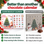 Charm Bracelet Advent Calendar compared with a chocolate advent calendar