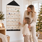 Mother and child enjoying the Nordic Fillable Wall Calendar