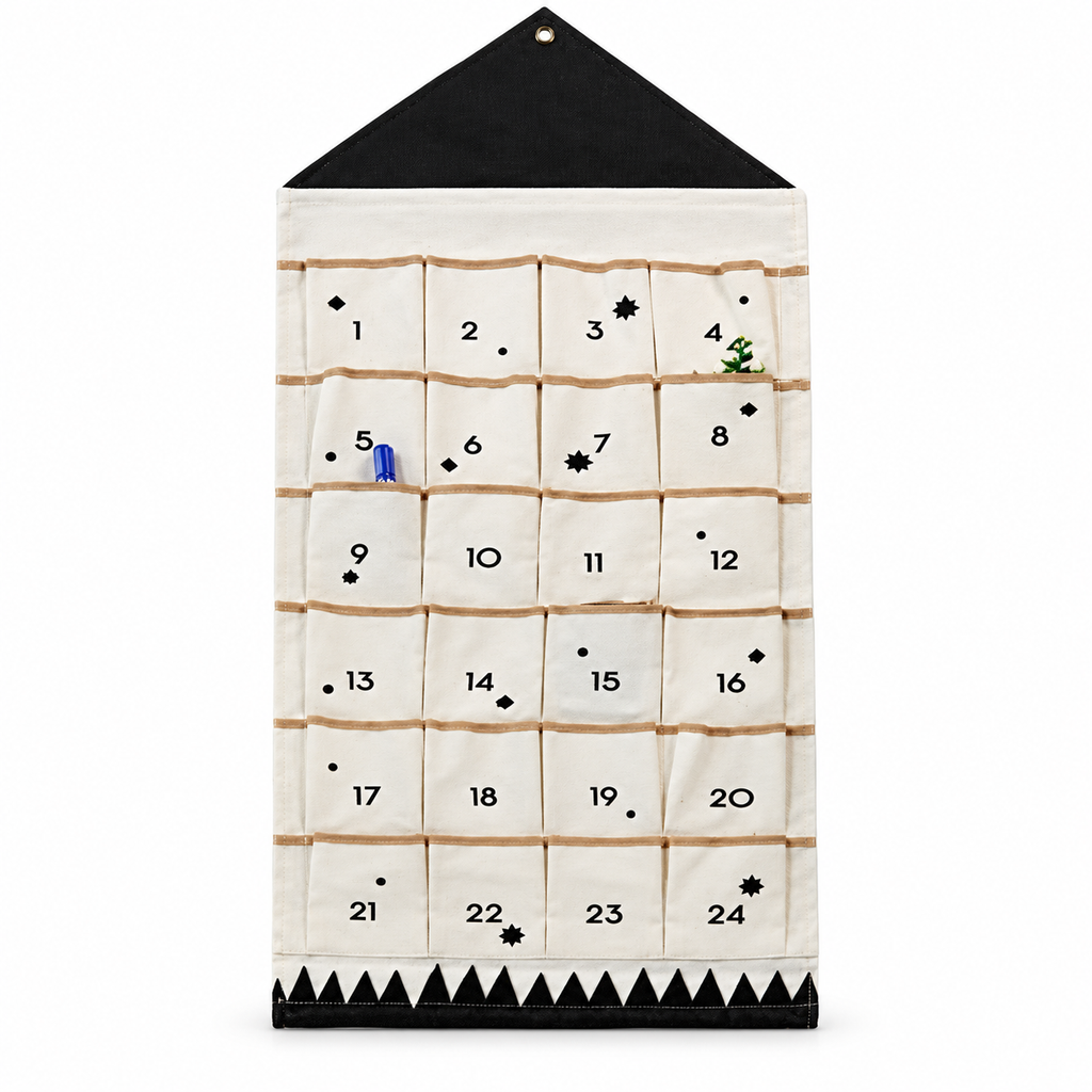 Nordic Fillable Wall Calendar on a white background