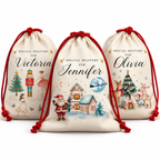 Personalised Christmas Santa Sack – Nutcracker & Animal Designs – hero