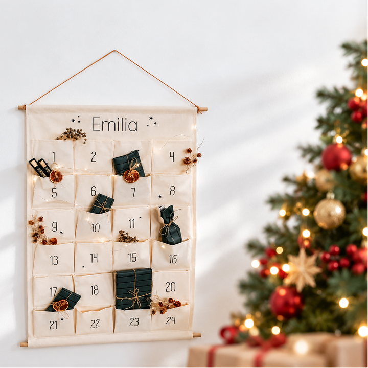Personalised Name 24-Pocket Advent Calendar