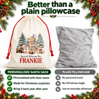 Personalised Woodland Deer Santa Sack – comparison