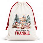 Personalised Woodland Deer Santa Sack – hero